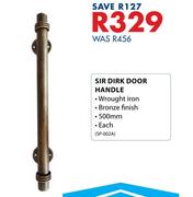 Sir Dirk Door Handle-Each