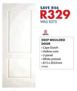 Doortec Deep Moulded Door-813 x 2032mm
