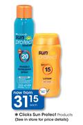 Clicks Sun Protect Products-Each