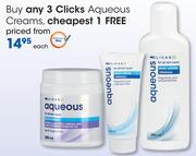 Clicks Aqueous Creams-Each