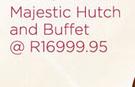 Majestic Hutch And Buffet