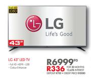 LG 43" LED TV