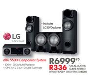 LG ARX 5500 Component System