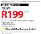 Compaq Presario CQ58 Notebook With Windows 8-On MTN 500MB Internet Package