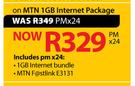 Acer E1-571 Notebook-On MTN 1GB Internet Package
