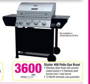 Megamaster Sizzler 400 Patio Gas Braai