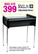 Out & About Adjustable Braai