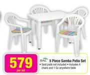 Sal 5 Piece Samba Patio Set Per Set