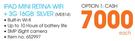 iPad Mini Retina WiFi+ 3G 16GB Silver ME814-Each