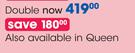 Safeway Fitted Electric Underblanket Double-Each