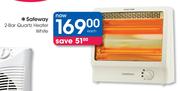 Safeway 2-Bar Quartz Heater White-Each