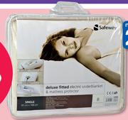 Safeway Fitted Electric Underblanket Double-Each