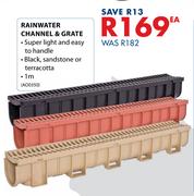 Rainwater Channel & Grate-Each
