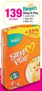 Pampers Sleep & Play(Junior 58's, Maxi 68's, Midi 78's)