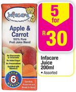 Infacare Juice-5x200ml