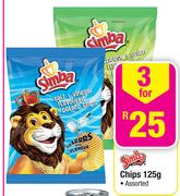 Simba Chips Assorted-3 x 125g