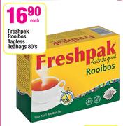 Freshpak Rooibos Tagless Teabags-80's 