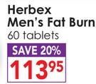 Herbex Men's Fat Burn-60 Tablets
