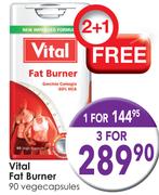 Vital Fat Burner 90 Vegecapsules-3's