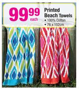 Printed Beach Towels-Each