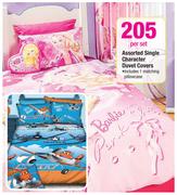 Assorted Single Character Duvet Covers-Per Set