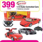 Rastar 1:14 Radio Controlled Cars-Each