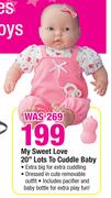 My Sweet Love 20" Lots To Cuddle Baby