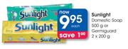 Sunlight Domestic Soap-500gm or Germiguard-2 x 200gm Each