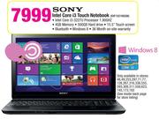  Sony Intel Core i3 Touch Notebook
