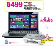 Lenovo Intel Dual Core Notebook Bundle