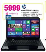 HP Core i3 Notebook-Each