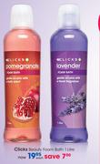 Clicks Beauty Foam Bath-1 Litre Each