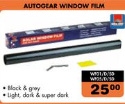 Auto Gear Window FilmWF02/D/SD WF05/D/SD