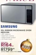 Samsung 32Ltr Mirror Microwave Oven MEO113M