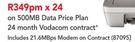 Acer Aspire ES1 Notebook + Canon Pixma MG2440 Multifunction Printer-On 500MB Data Price Plan
