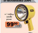 6V Rechargeable Lamps 1 Million Candle Power