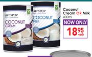 Coconut Cream Or Milk-400ml Each