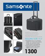 Samsonite Rolling Tote 17.3"