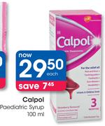 Calpol Paediatric Syrup-100ml