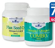 Revite 90's Softgels Flax Seed Oil