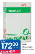 MNI Rheumalin 60's Capsules