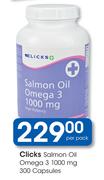 Clicks Salmon Oil Omega 3 1000mg Capsules-300's