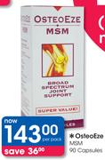 OsteoEze MSM Capsules-90's