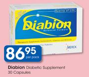 Diabion Diabetic Supplement Capsules-30's