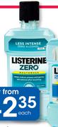 Listerine Coolmint, Freshburst, Antiseptic or Zero-500ml Each
