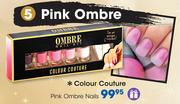 Colour Couture Pink Ombre Nails