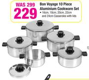 Bon Voyage 10 Piece Aluminium Cookware Set