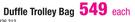 Classic Cellini Duffle Trolley Bag-Each