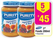 Purity 3rd Foods-5x200ml