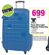 Tosca 75cm Ultra Light Polyprop Trolley Bag